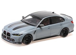 BMW M3 CS - 2023 - GREY METALLIC Minichamps 1:18 Metallmodell mit zu öffnenden Türen und Haube(n)  Disponible à partir de fin août 2025