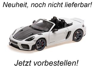 PORSCHE SPYDER RS - 2024 - WHITE W/ WEISSACH PACKAGE Minichamps 1:18 Metallmodell mit zu öffnenden Türen und Haube(n)  Date de parution inconnue
