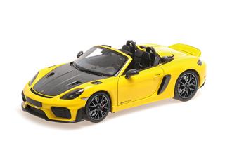 PORSCHE SPYDER RS - 2024 - YELLOW W/ WEISSACH PACKAGE Minichamps 1:18 Metallmodell mit zu öffnenden Türen und Haube(n)