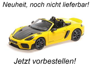 PORSCHE SPYDER RS - 2024 - YELLOW W/ WEISSACH PACKAGE Minichamps 1:18 Metallmodell mit zu öffnenden Türen und Haube(n)  Liefertermin nicht bekannt