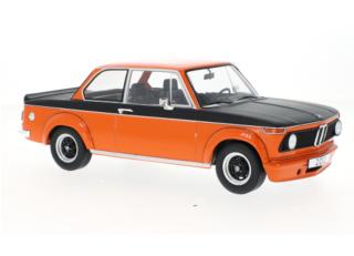 BMW 2002 turbo (1973) - orange/black MCG 1:18 Metallmodell, Türen und Hauben nicht zu öffnen