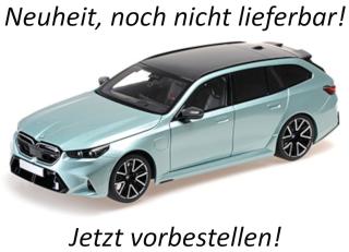 BMW M5 TOURING - 2024 - GREEN METALLIC Minichamps 1:18 Metallmodell mit zu öffnenden Hauben und Türen!  Date de parution inconnue