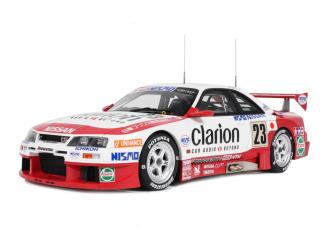 Nissan NISMO GT-R LM WHITE K. HOSHINO / M. HASEMI / T. SUZUKI 1996 OttO mobile 1:18 Resinemodell (Türen, Motorhaube... nicht zu öffnen!)
