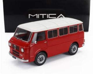 ALFA ROMEO F-12 MINIBUS (1. SERIES 1967) - RED/IVORY MITICA 1:18 Metallmodell (Vordertüren zu öffnen)