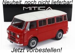 ALFA ROMEO F-12 MINIBUS (1. SERIES 1967) - RED/IVORY MITICA 1:18 Metallmodell (Vordertüren zu öffnen) Availability unknown