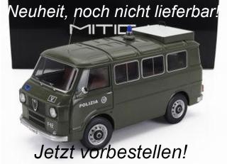 ALFA ROMEO F-12 MINIBUS (1. SERIES 1970) - POLIZIA MITICA 1:18 Metallmodell (Vordertüren zu öffnen) Liefertermin nicht bekannt