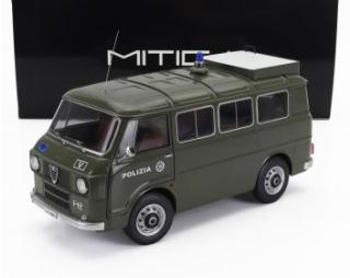 ALFA ROMEO F-12 MINIBUS (1. SERIES 1970) - POLIZIA MITICA 1:18 Metallmodell (Vordertüren zu öffnen)