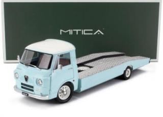 ALFA ROMEO A12 (F12) - (1. SERIES 1967) TOW TRUCK - light blue MITICA 1:18 Metallmodell (Vordertüren zu öffnen)