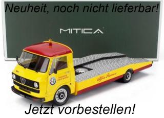ALFA ROMEO A12 (F12) - (2. SERIES 1977) TOW TRUCK - yellow/red MITICA 1:18 Metallmodell (Vordertüren zu öffnen) Availability unknown