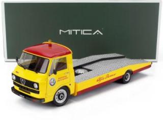 ALFA ROMEO A12 (F12) - (2. SERIES 1977) TOW TRUCK - yellow/red MITICA 1:18 Metallmodell (Vordertüren zu öffnen)