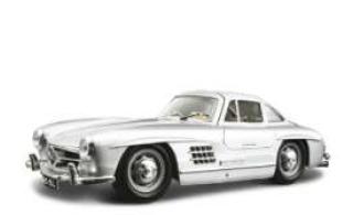 Mercedes 300 SL 1954 silber Burago 1:24