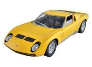 Lamborghini Miura P400 SV 1968 yellow Welly 1:18