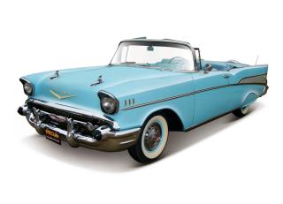 Chevrolet Bel Air Convertible ´57 hellblau Maisto SPECIAL - EDITION 1:18