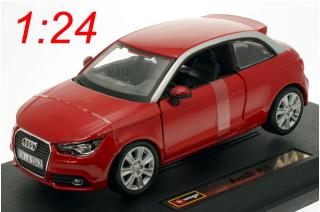 Audi A1 rot Burago 1:24