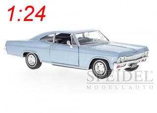 Chevrolet Impala SS396 coupe 1965 blau Welly 1:24