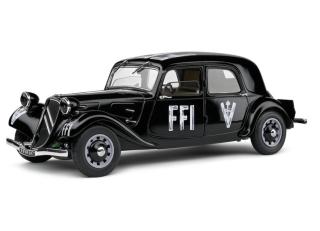 Citroën Traction 7 FFI 1944 schwarz Solido 1:18 Metallmodell