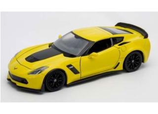 Chevrolet Corvette Z06 gelb 2017 Welly 1:24