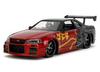Nissan Skyline GT-R 2002 Godzilla  Jada 1:24