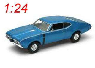 Oldsmobile 442, blau 1968 Welly 1:24