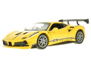 Ferrari 488 Challenge #25 gelb  Burago 1:24