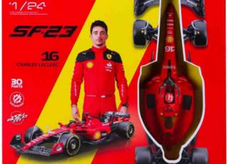 KIT Ferrari SF23 (No.16) Leclerc F1 2023 Burago 1:24 Metallbausatz