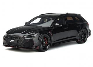 ABT RS 6 - Night Black - 2021 GT Spirit 1:18 Resinemodell (Türen, Motorhaube... nicht zu öffnen!)