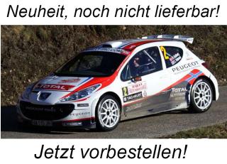 Peugeot 207 S2000 #2 P.Solberg Rally Automobile Monte Carlo 2011, white/red/black SunStar Metallmodell 1:18<br> Availability unknown (not before Q2 2025)