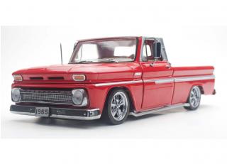 Chevrolet C10 Styleside 1965 Pick Up *Lowrider*, red/white roof SunStar Metallmodell 1:18