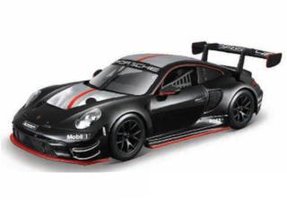 Porsche 911 GT3 R schwarz/silber  Burago 1:24
