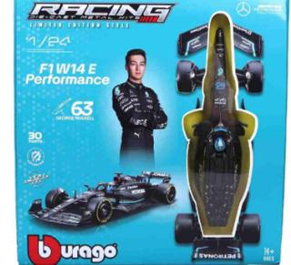 Kit Mercedes-AMG Petronas Team W14 E Performance (2023) #63 Russell Burago 1:24 Metallbausatz