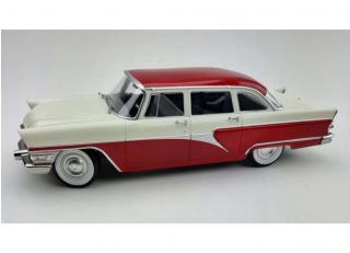 Gaz 13 Seagull, red/white 1959  Tripple 9 1:18 (Türen, Motorhaube... nicht zu öffnen!)