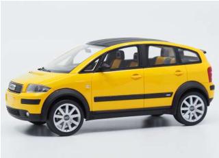 Audi A2 2003  Color Storm, yellow DNA Collectibles 1:18