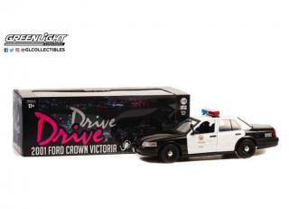 Ford Crown Victoria 2001 Police Interceptor *Los Angeles Police Department (LAPD) Drive 2011* Greenlight 1:18