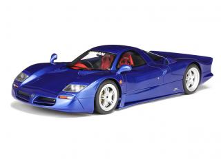 NISSAN R390 GT1 ROAD CAR BLUE 1997 GT Spirit 1:18 Resinemodell (Türen, Motorhaube... nicht zu öffnen!)