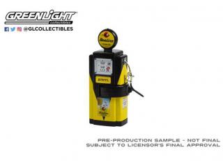 Zapfsäule 1948 Wayne 100-A Gas Pump Beeline Gasoline, *Vintage Gas Pumps Series 12*, yellow/black Greenlight 1:18
