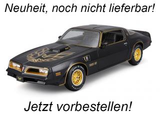 Pontiac Firebird Trans Am ´78 schwarz Maisto 1:18 <br> Disponible à partir de juin 2024