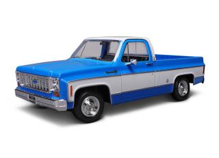 Chevrolet C10 Cheyenne Super Pick Up ´74 blau-weiß Maisto 1:18 Metallmodell