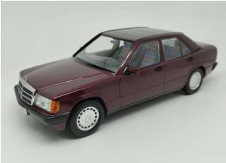 Mercedes 190E 1.8 1993 Avantgarde W201, red Triple9 1:18 (Türen, Motorhaube... nicht zu öffnen!)