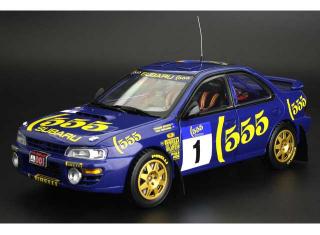Subaru Impreza 555 #1 1994 P.Bourne/ T.Sircombe winner Hong Kong-Beijing Rally SunStar Metallmodell 1:18