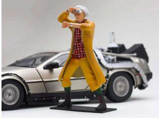 Figur Back to the Future Dr. Emmett Brown   Tripple 9 1:18