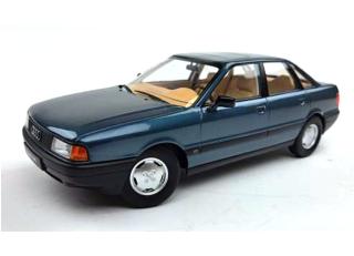 Audi 80 B3 1989 lago blue-green metallic   Triple9 1:18 (Türen, Motorhaube... nicht zu öffnen!)