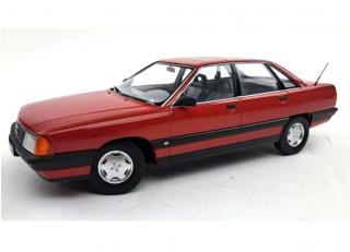 Audi 100 C3 1989 tornado bright red  Triple9 1:18 (Türen, Motorhaube... nicht zu öffnen!)