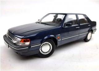 Saab 9000 CD Turbo, 1990 dark blue Triple9 1:18 (Türen, Motorhaube... nicht zu öffnen!)
