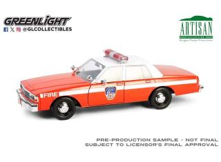 Chevrolet Caprice 1987  9C1, NYFD The Official Fire Department City of New York *Artisan Greenlight 1:18