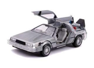 Delorean Time Machine *Back to the Future 2*, silver Jada 1:24