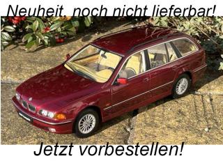 BMW 5-series Touring E39 1998  calypso red Triple 9 1:18 (Türen, Motorhaube... nicht zu öffnen!) <br> Availability unknown (not before Q2 2024)