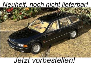 BMW 5-series Touring E39 1998 , space black Triple 9 1:18 (Türen, Motorhaube... nicht zu öffnen!)