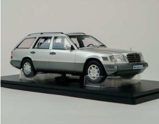 Mercedes E-Class T Model W124 1995 silver Triple 9 1:18 (Türen, Motorhaube... nicht zu öffnen!)  Lieferbar ab Anfang Juli 2025