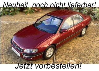 Opel Omega B 1996 marseille red Triple 9 1:18 (Türen, Motorhaube... nicht zu öffnen!)  Availability unknown (not before March 2024)