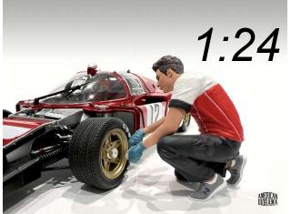 Race Crew 1 Figur American Diorama 1:24 (Auto nicht enthalten!)